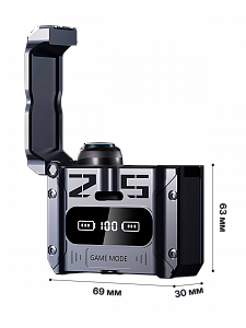 Наушники беспроводные Bluetooth с микрофоном в кейсе Орбита OT-ERB52